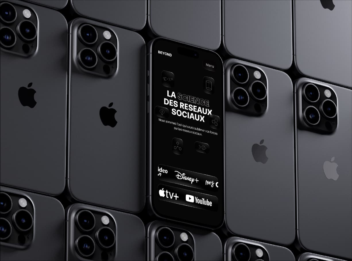 BEYOND — mockup mobile 1