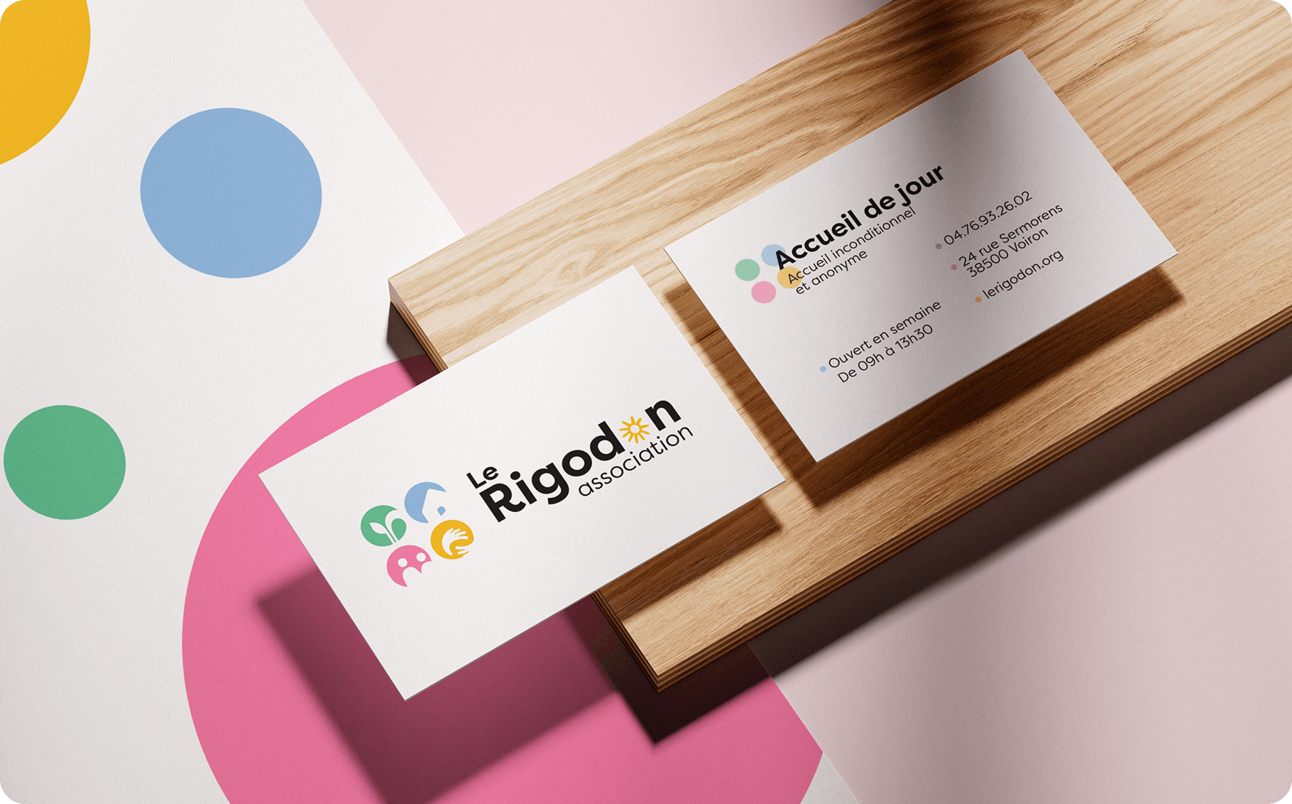 Le Rigodon — cartes de visite
