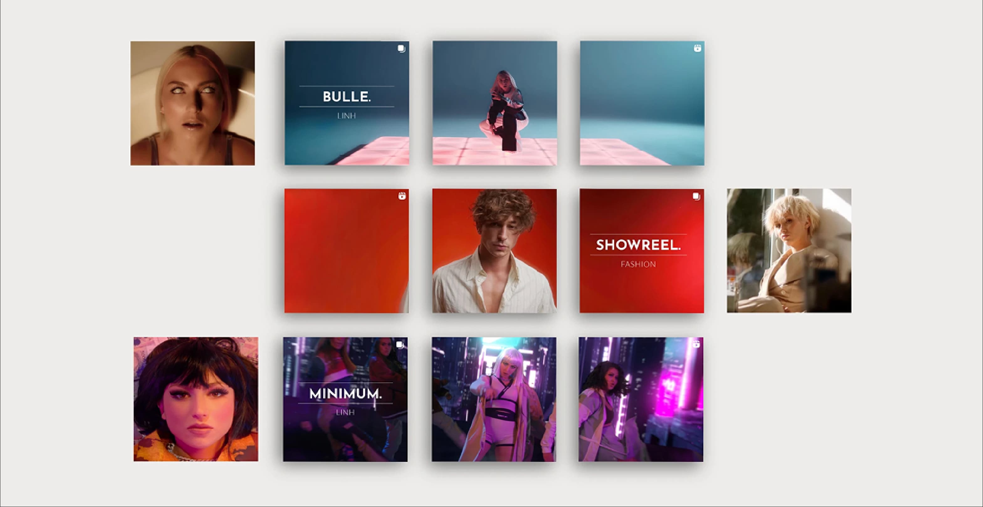 No Name Visual — Instagram grid