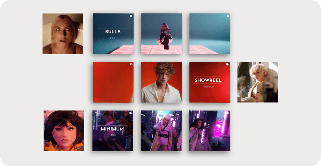 No Name Visual — Instagram grid